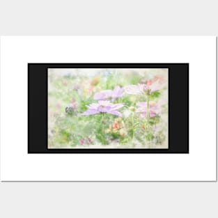 Summer wildflowers watercolour Posters and Art